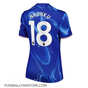 Chelsea Christopher Nkunku #18 Replik Heimtrikot Damen 2024-25 Kurzarm